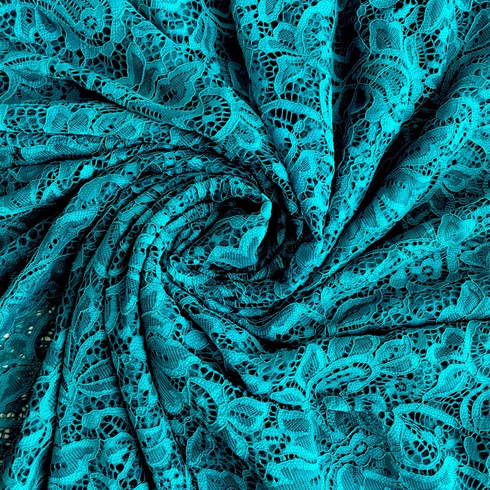 Teal lace